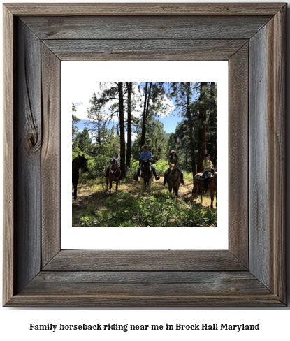 family horseback riding near me in Brock Hall, Maryland